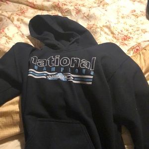 Black championship hoodie